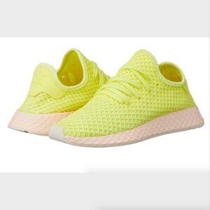 Adidas Neon Yellow/Glow Deerupt Sneakers - Women's 9.5 EU 42